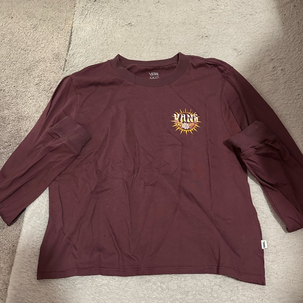 Vans Long Sleeve Crop Tee